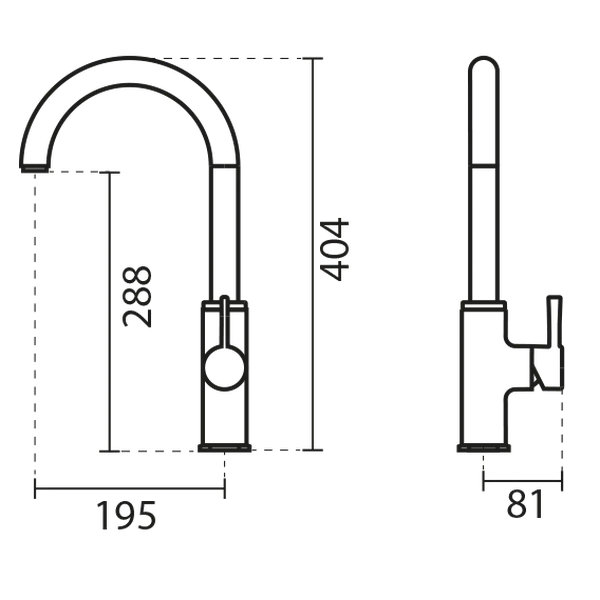 شیر آشپزخانه KWC مدل زئوس تاپ لاین - تصویر 1