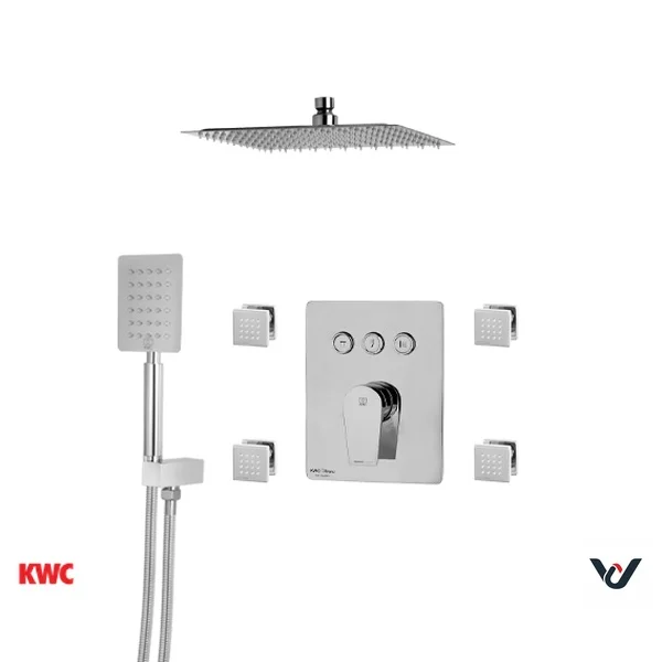 شیر حمام توکار KWC مدل ورونا تیپ 5 بادی جت